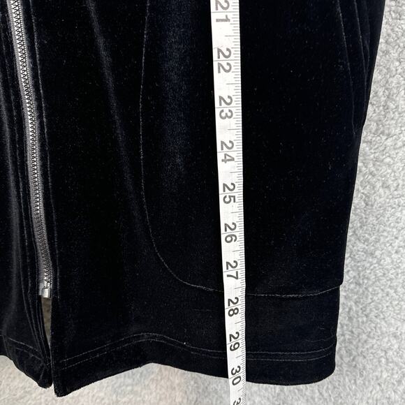 Vintage Bob Mackie Velour Jacket & Shell Black Embroidered Jewel Tones Size M - Picture 6 of 12